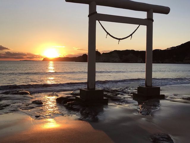 (*´∀`*)_鵜原海水浴場