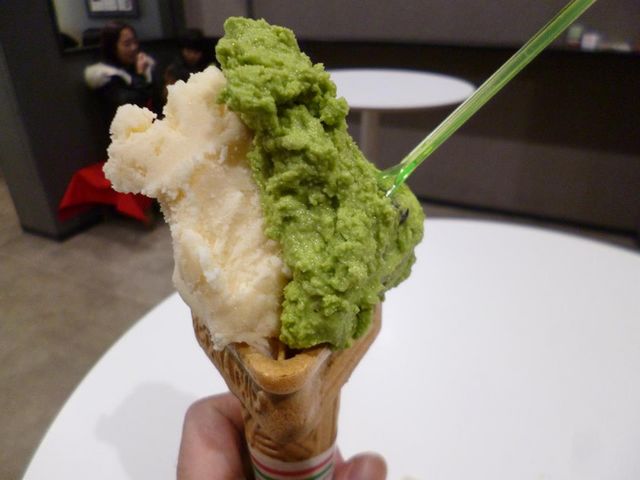 matcha and soybean flavor_新八茶屋・嵐山本店