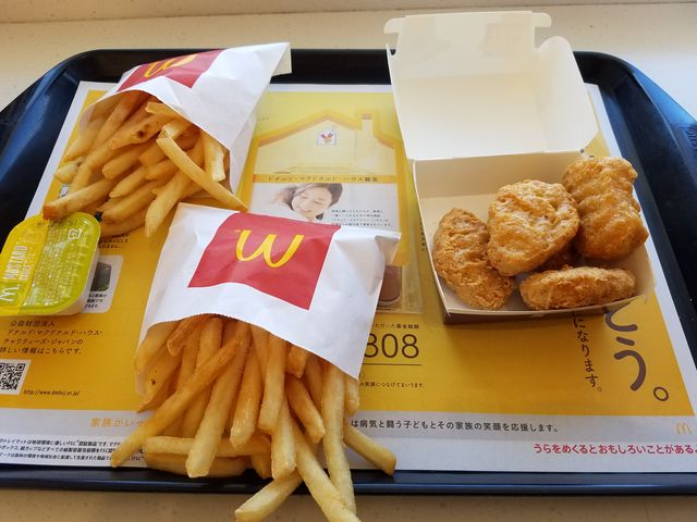 ポテトとチキンナゲット_マクドナルド(McDonald’s) 南砂町店
