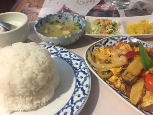 ランチセットです。_シャム 有楽町