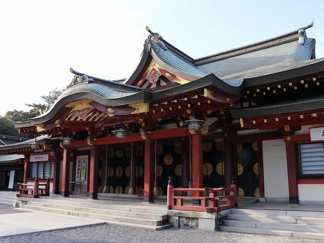 合祭殿。_福山八幡宮