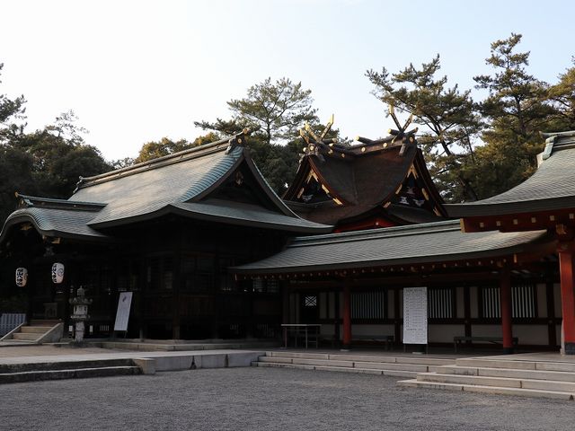 西御宮。_福山八幡宮