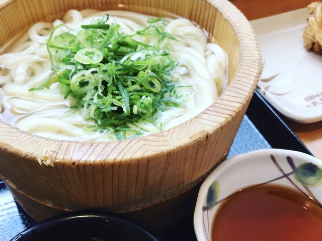 クーポンで半額でした!うまい!!_讃州 丸亀製麺 泉パークタウン・タピオ店
