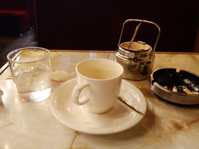 コーヒーを頂きました。美味しかったです。_コロンビア喫茶一階