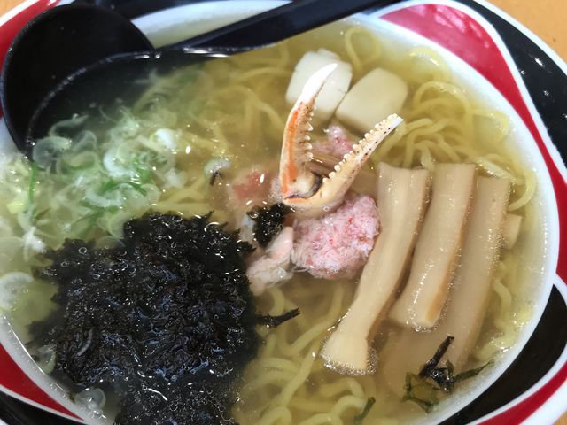 紋別と言えばカニの爪
ホッとする味_とんこつ風ラーメン西や