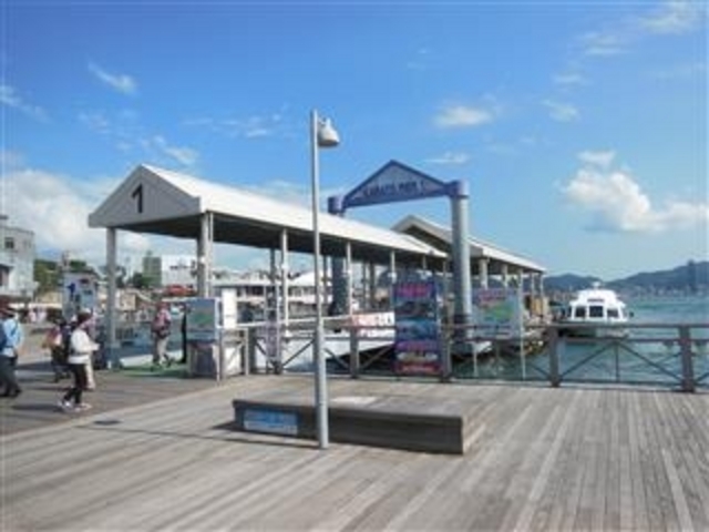 「唐戸港」出航_関門海峡連絡船