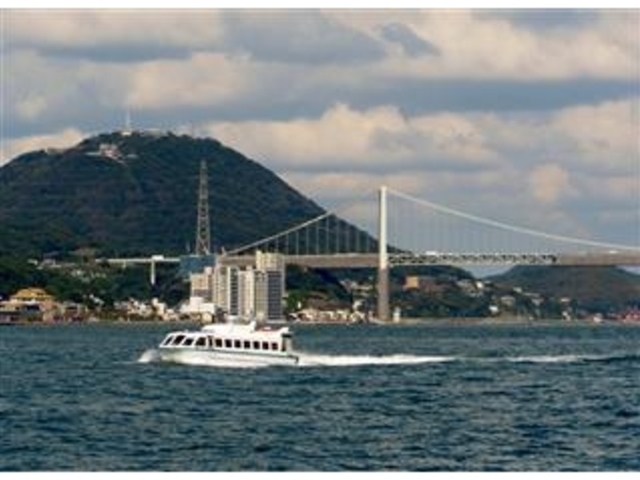関門海峡を連絡船で通過(門司港〜唐津港)_関門海峡連絡船