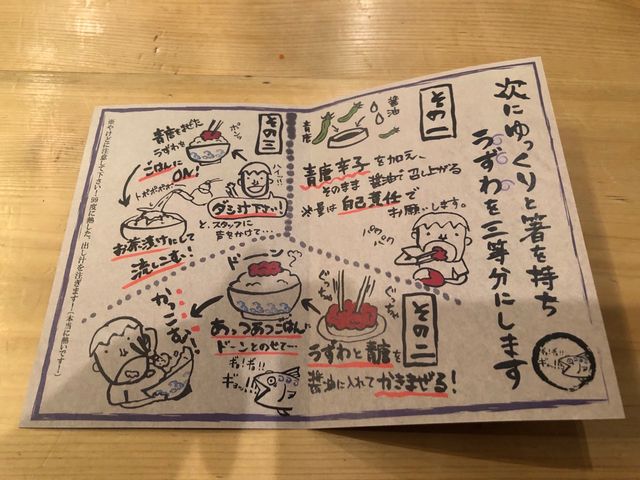 まるたか2(うずわ定食の食べ方指南書)_伊豆鮮魚商・まるたか