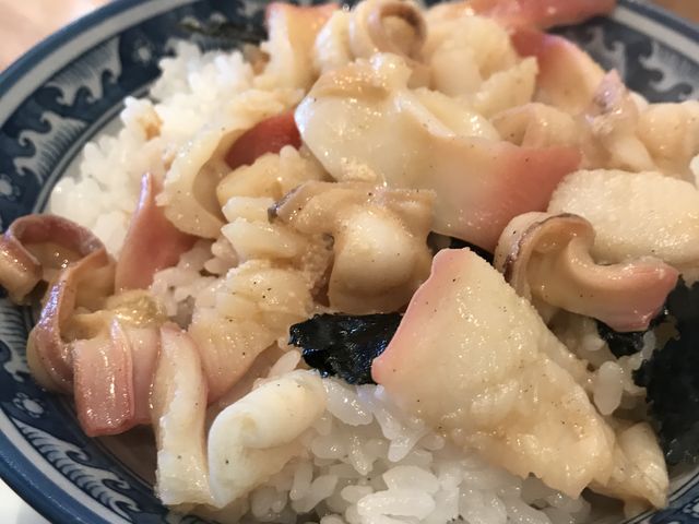 北寄バター丼!_むかわ町特産物直売所「ぽぽんた市場」