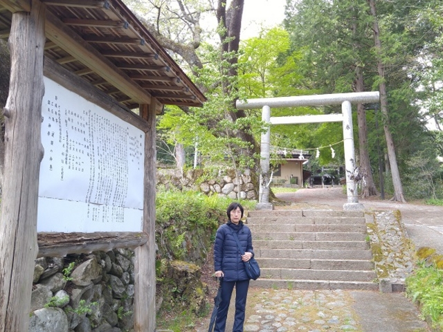 第2の鳥居付近_式内阿智神社