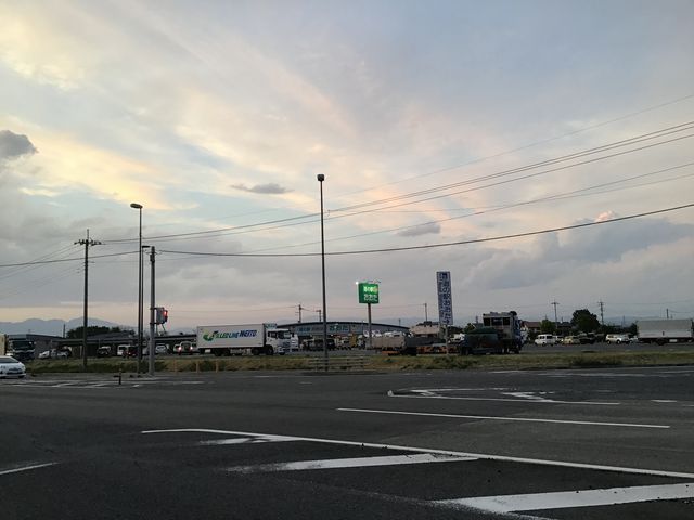 皐月の夕暮れ前と 敷地です。_道の駅おおた ケータリングカービレッジ
