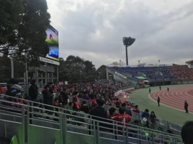 入りました。_Shonan BMW スタジアム平塚