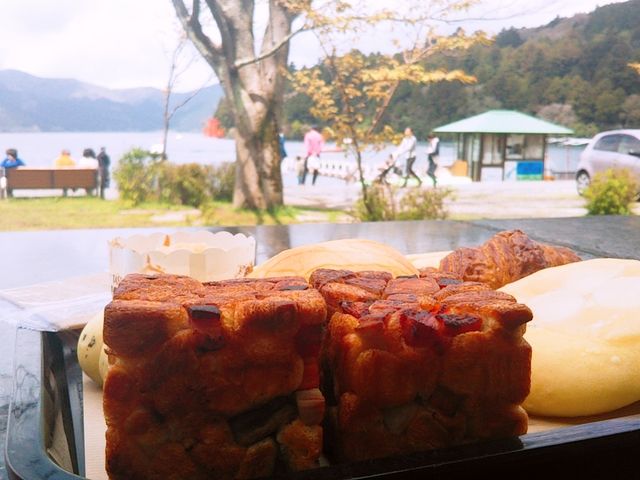足湯からの景色_Bakery&Table 箱根
