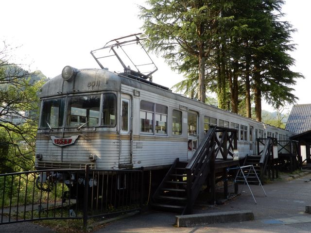 里帰りした「しらさぎ」_道の駅 山中温泉ゆけむり健康村