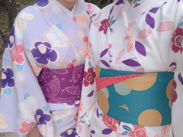 着付けをしてもらいました!_着物レンタルVASARA金沢兼六園店