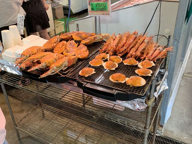 魚介類の焼き物です_道の駅 いとまん