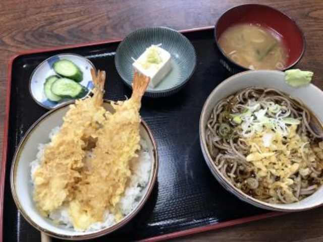 天丼セット_そば処けん太