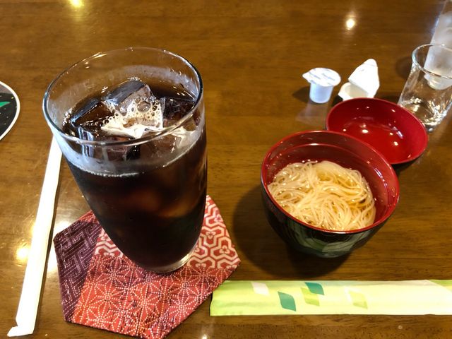 オーパス(アイスコーヒーとサービスの冷やしそうめん)_オーパス