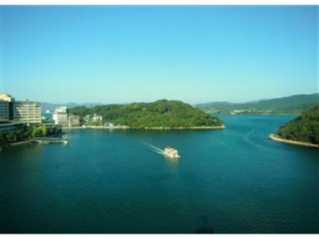 「浜名湖と湖上遊覧船」_かんざんじロープウェー