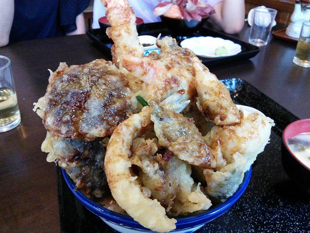 メガ天丼_魚平食堂
