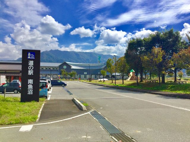 天気が良くおもわず一枚!入り口です。_道の駅 南魚沼「雪あかり」