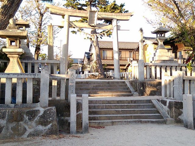 入口石鳥居_八劔神社