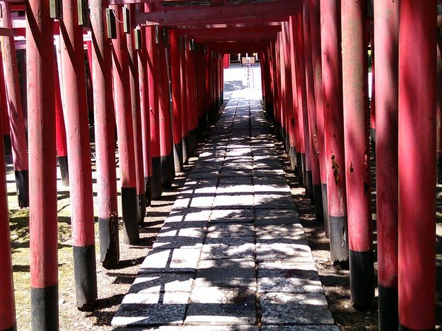 千本鳥居_美濃輪稲荷神社