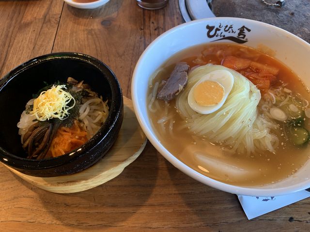 石焼きビビンバセット_ぴょんぴょん舎 稲荷町本店