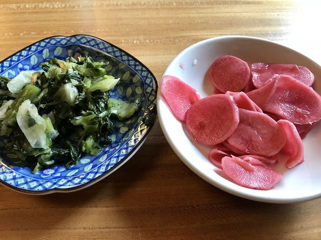 つけものが美味しい!_手打ちそば たか橋