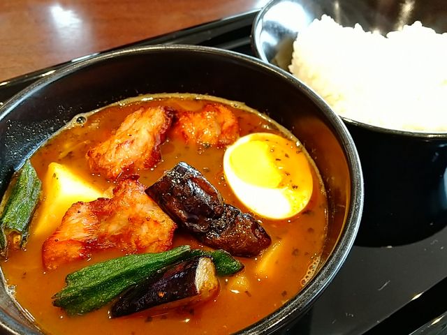 野菜が豊富なスープカレー。_カレーハウスCoCo壱番屋下鴨北大路店