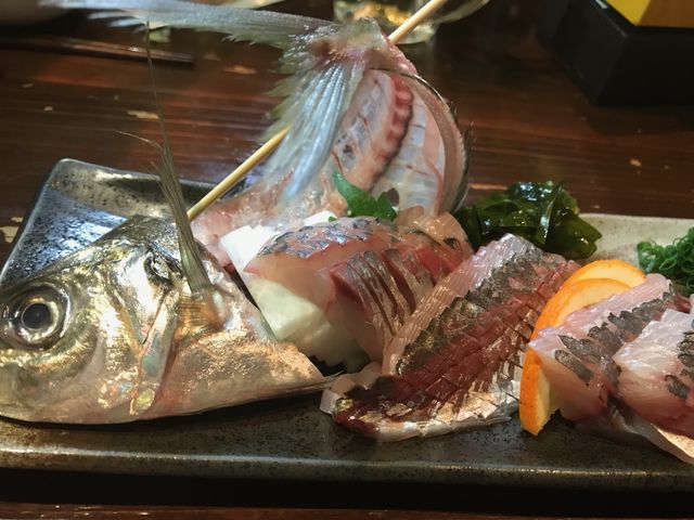 アジの細造り_串揚げ キリン