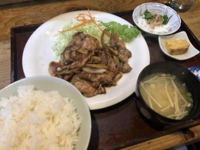 しょうが焼き定食_さらや