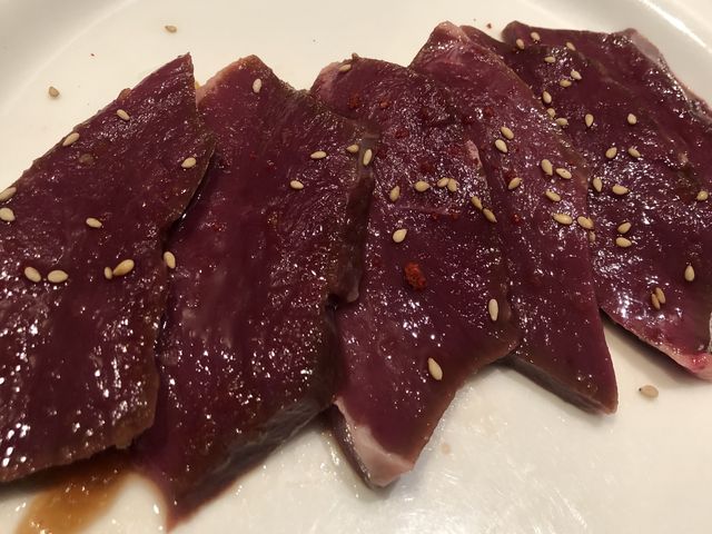 ハツなのにレバーかと思っちゃうくらいしっとり_炭火焼 吉兆