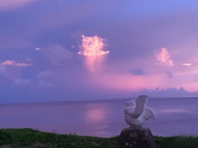 朝焼けに雲が_辺戸岬