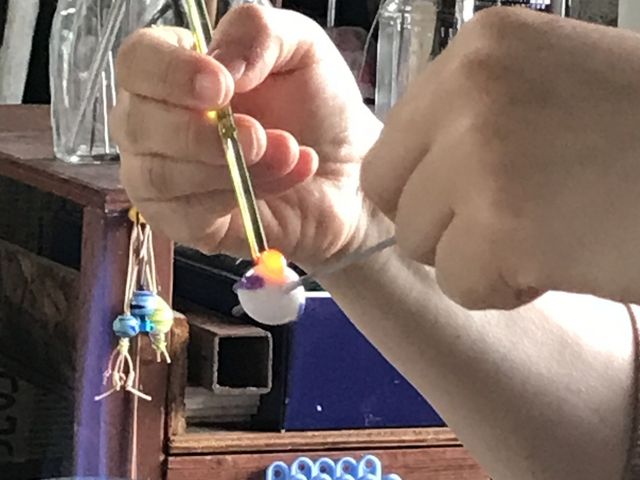 体験中_長瀞ガラス工房 聡