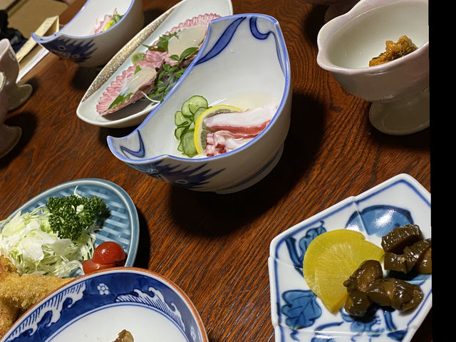 夕食の家庭料理_きくや旅館