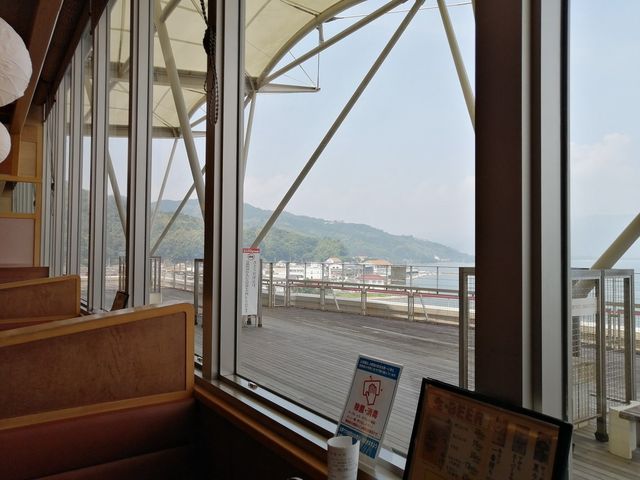 席からの景色_丹後の味処 山海屋