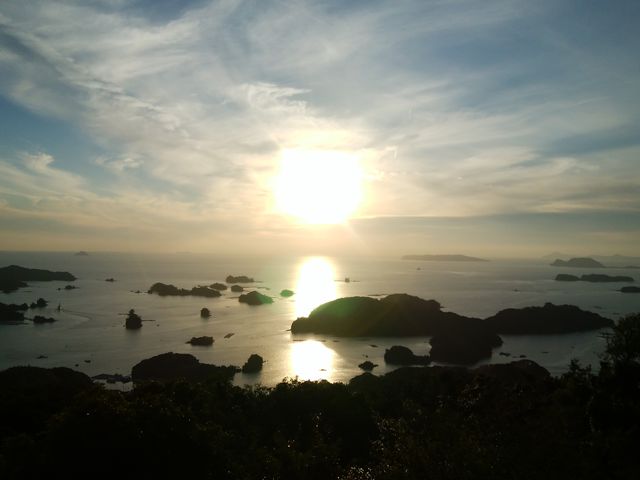 17:15頃_弓張岳展望台