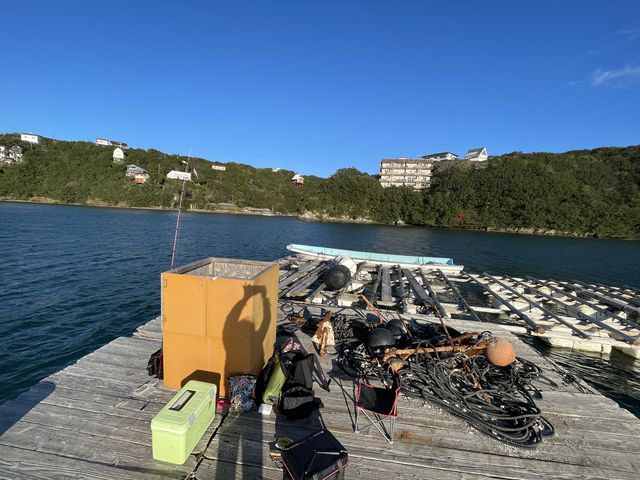景色も良いです。スペイン村の音楽も聞こえてきました。笑_有岡渡船