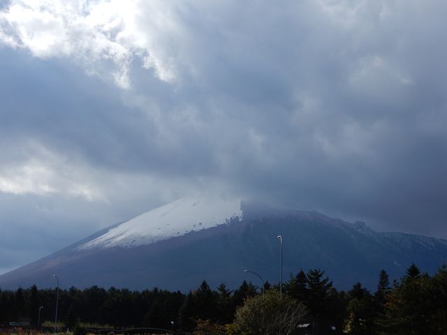 SAからの岩手山の眺め。_岩手山サービスエリア 下り
