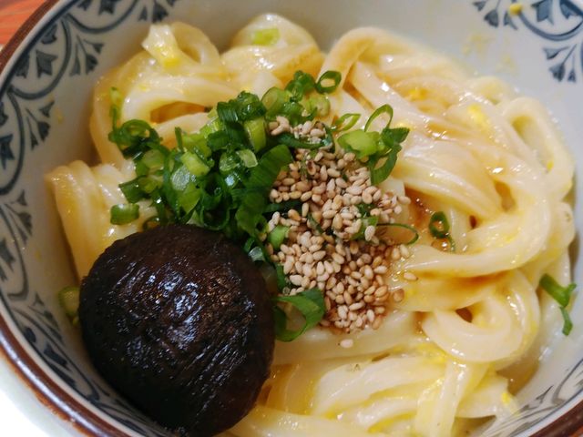 釜玉うどん_志母うどん店