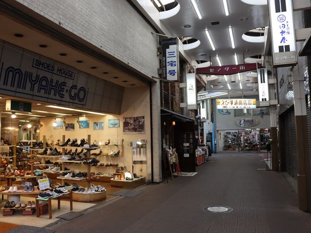 アーケード街の様子_倉敷えびす商店街