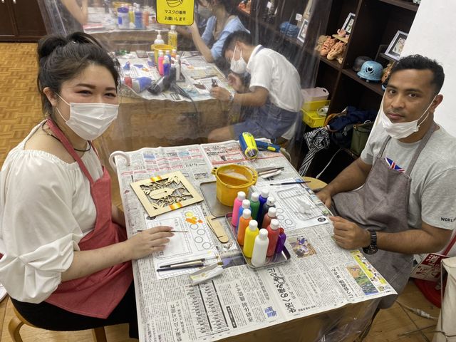 カラフルにするぞー_工房 ちゅらうみ家 本店