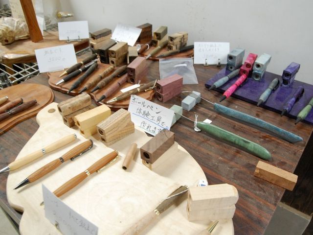 木工工房体験 ボールペンづくり_坂東市観光交流センター「秀緑」