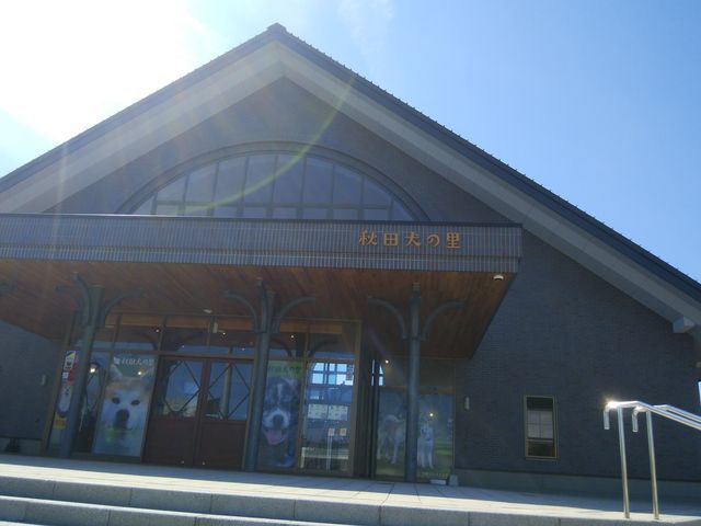 新しい立派な施設です。_大館市観光交流施設 秋田犬の里