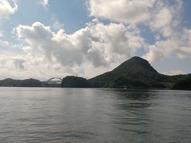 天草へ行く橋が見えてワクワクします♪_三角西港