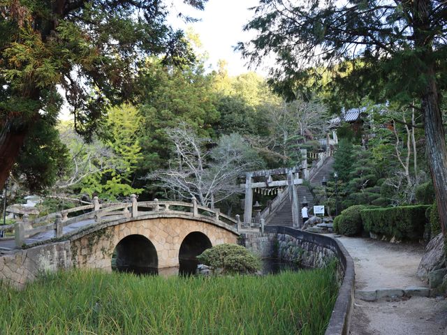 笠岡市 菅原神社
重要文化財眼鏡橋_菅原神社