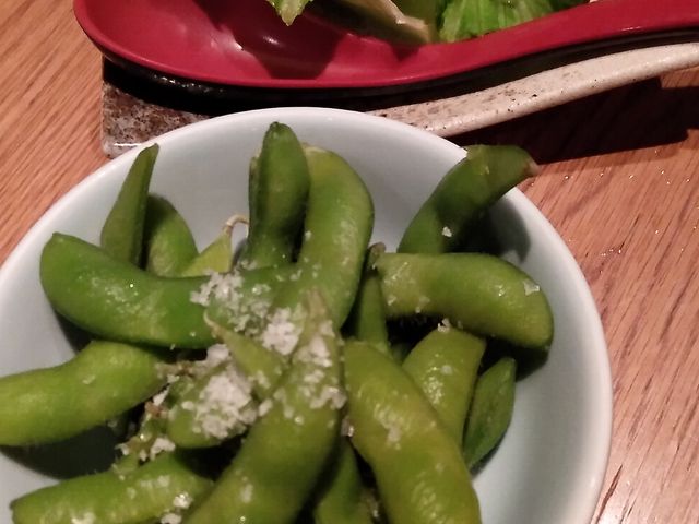 枝豆・ポテトサラダ_博多野菜巻き串 餃子 こだわり酎ハイ きばくもん 静岡呉服町店