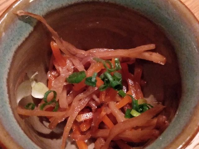 お通し_博多野菜巻き串 餃子 こだわり酎ハイ きばくもん 静岡呉服町店