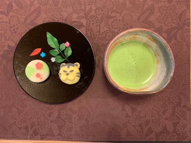 美味しくて温かいお抹茶。_瑜伽庵